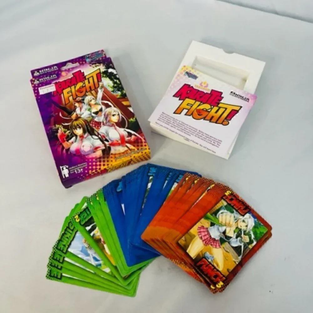 Karate Fight! Card Game Board Game FAST SHIP Excellent - never used.